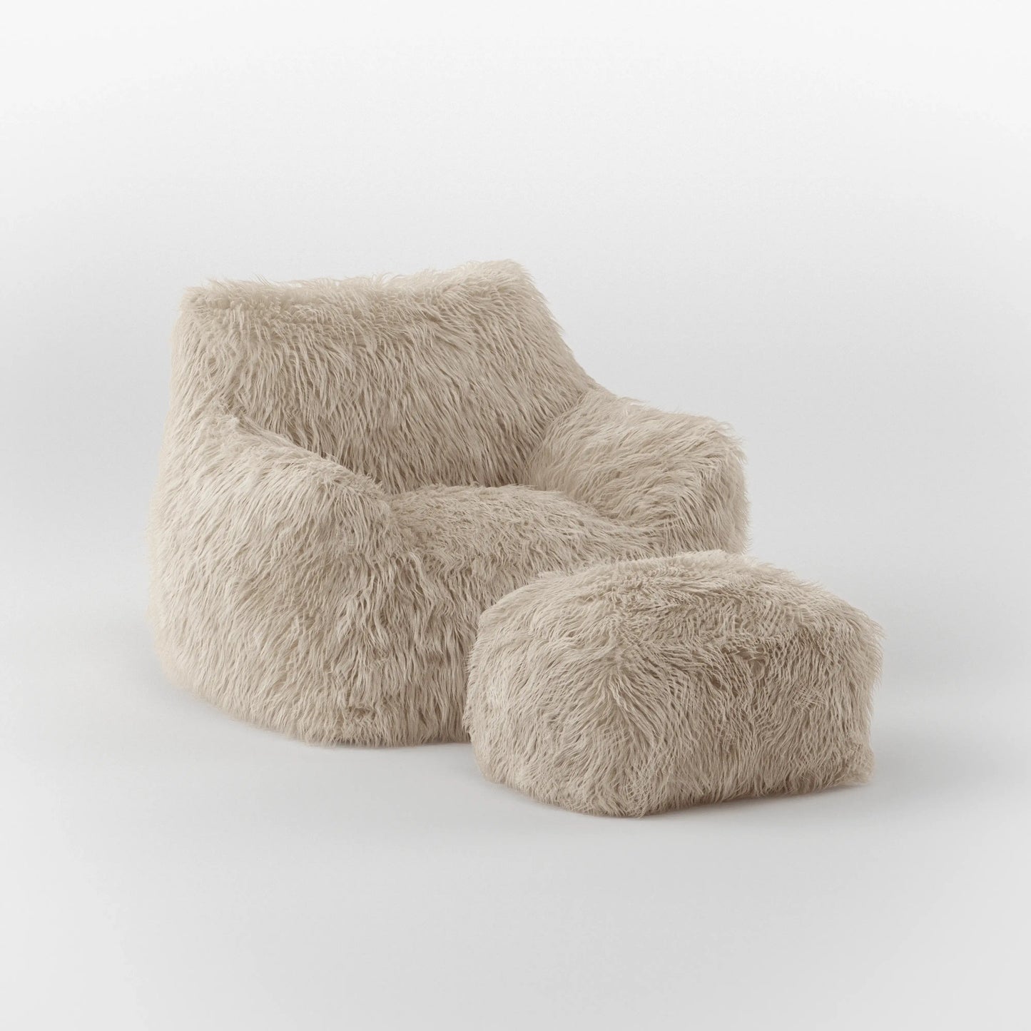 DODO LOUNGE CHAIR - FAUX FUR KKUSO.HOME