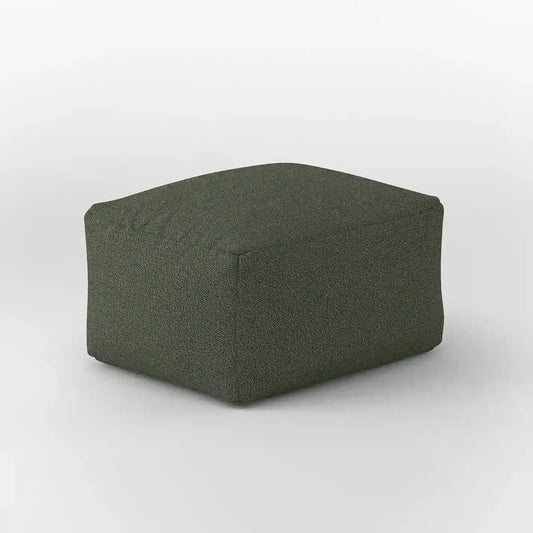 MARGOT SQUARE OTTOMAN LINEN KKUSO.HOME
