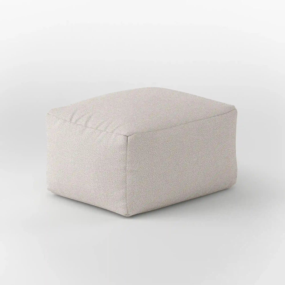 MARGOT SQUARE OTTOMAN LINEN KKUSO.HOME